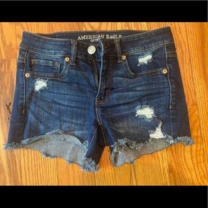 American Eagle super stretch jean shorts